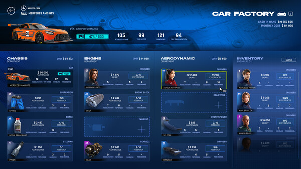 GT Manager gameplay screenshot