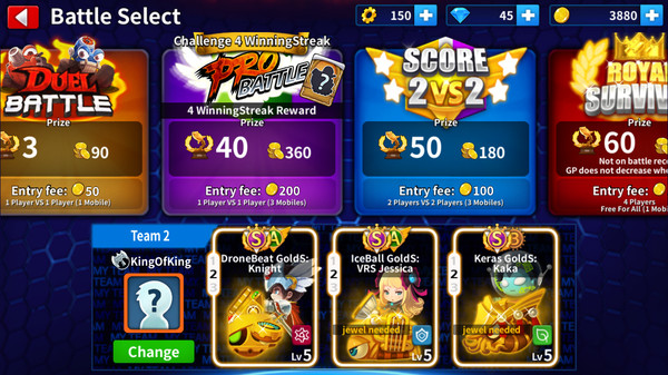GunboundM gameplay screenshot