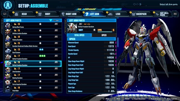 GUNDAM BREAKER 4 gameplay screenshot