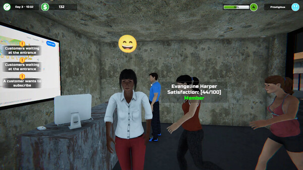 Gym Manager gameplay screenshot