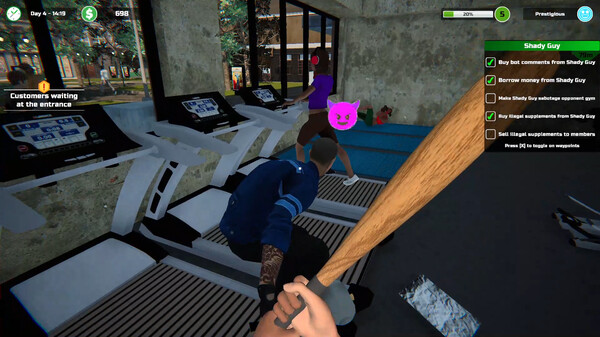 Gym Manager gameplay screenshot