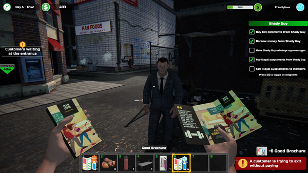 Gym Manager gameplay screenshot
