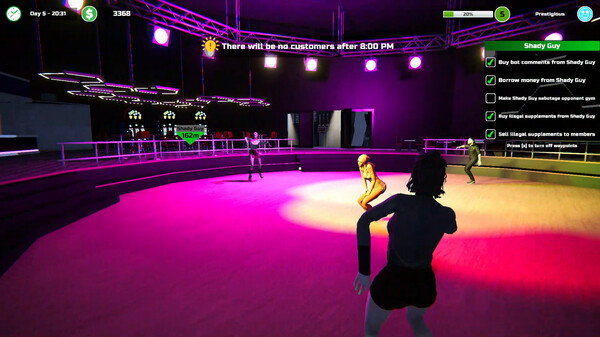 Gym Manager gameplay screenshot