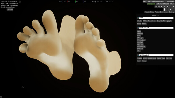 HAELE 3D - Feet Poses Lite - Drawing References gameplay screenshot