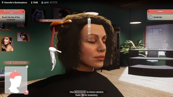 Hairdresser Simulator gameplay screenshot