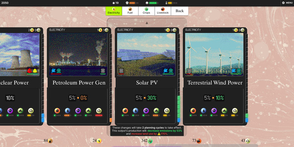 Half-Earth Socialism gameplay screenshot
