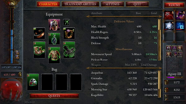 Halls of Torment gameplay screenshot