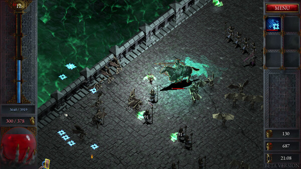 Halls of Torment gameplay screenshot