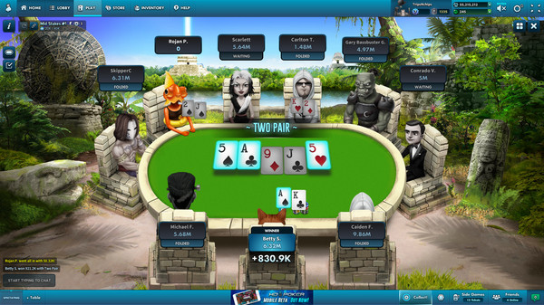 HD Poker: Texas Hold'em gameplay screenshot