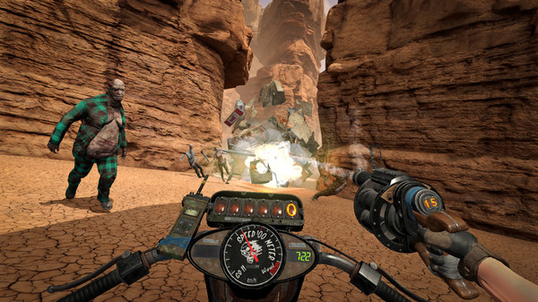 Hell Road VR gameplay screenshot