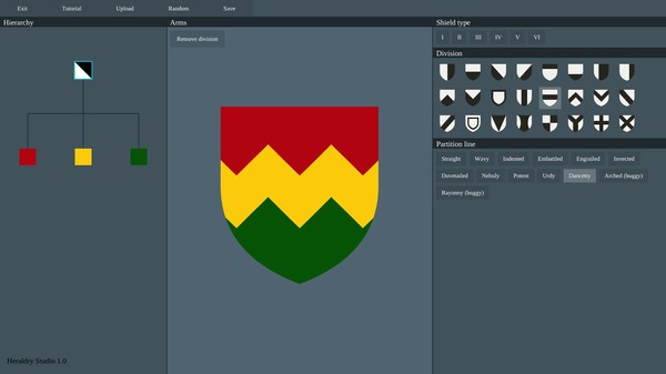 Heraldry Studio gameplay screenshot