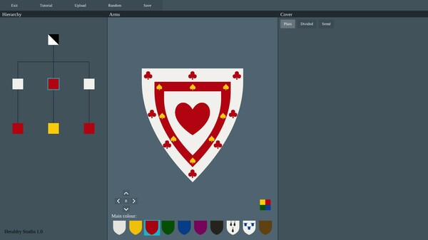 Heraldry Studio gameplay screenshot