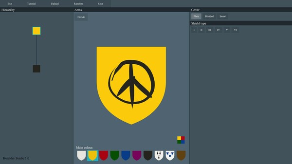 Heraldry Studio gameplay screenshot