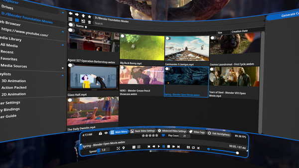HereSphere VR Video Player gameplay screenshot