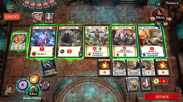 Hero Realms gameplay screenshot