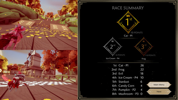 Hex Rally Racers gameplay screenshot