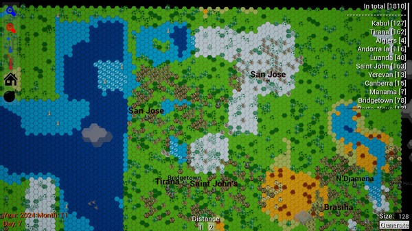 Hexagon World gameplay screenshot