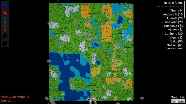 Hexagon World gameplay screenshot