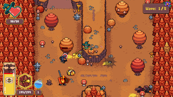 Honeymancer gameplay screenshot