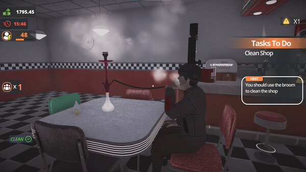 Hookah Cafe Simulator gameplay screenshot