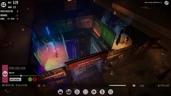Horror Tycoon gameplay screenshot