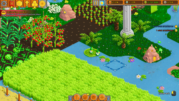 Horticular: Build a Garden, Attract Wildlife gameplay screenshot