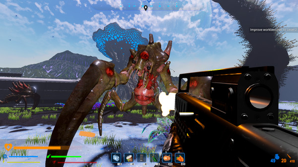 Hostile Planet: Survival gameplay screenshot