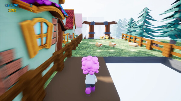 Hotdog Runner gameplay screenshot