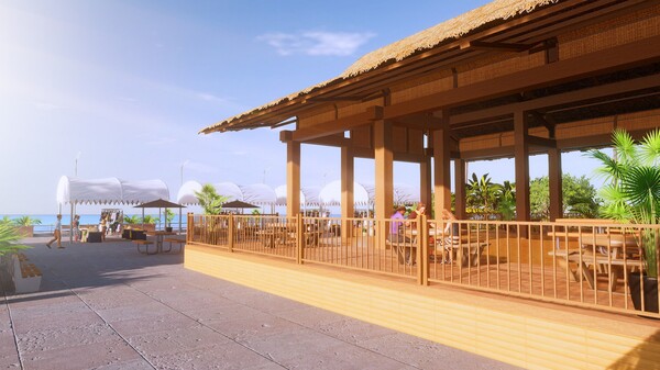 Hotel: A Resort Simulator gameplay screenshot