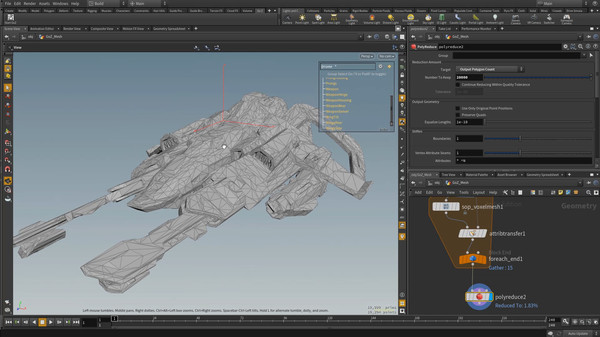 Houdini Indie gameplay screenshot