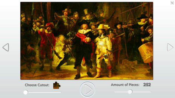 House of Jigsaw: Masters of Art gameplay screenshot