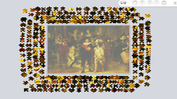 House of Jigsaw: Masters of Art gameplay screenshot
