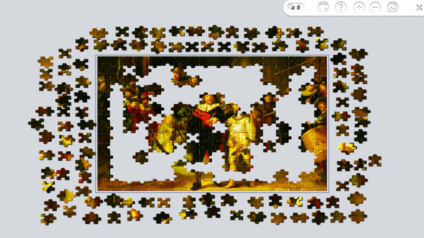 House of Jigsaw: Masters of Art gameplay screenshot