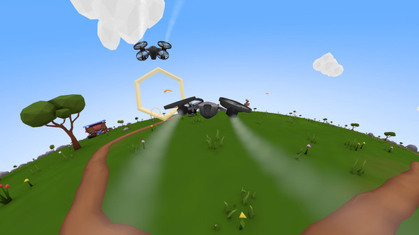 Hyperbolica gameplay screenshot