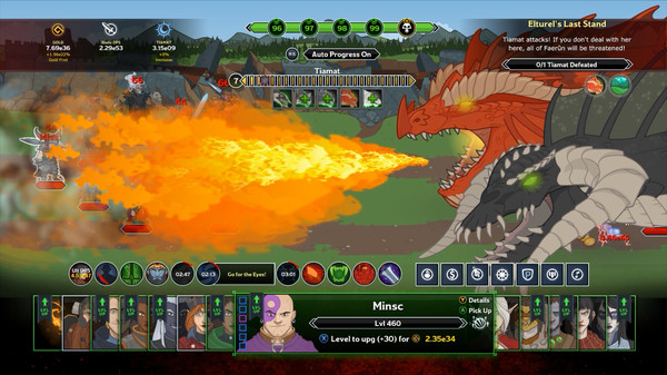 Idle Champions of the Forgotten Realms gameplay screenshot