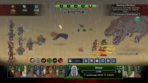Idle Champions of the Forgotten Realms gameplay screenshot