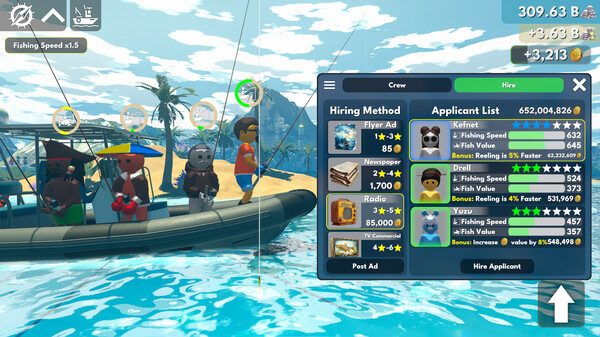 Idle Fishing gameplay screenshot