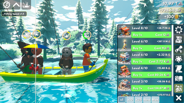 Idle Fishing gameplay screenshot