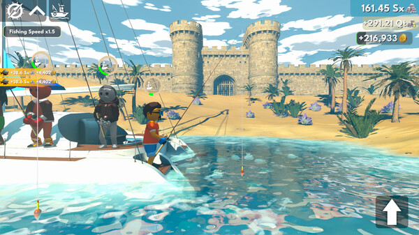 Idle Fishing gameplay screenshot