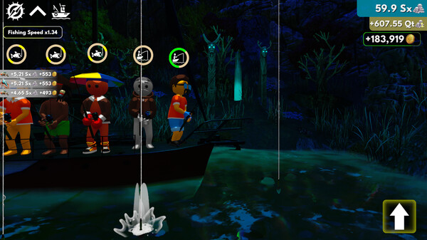 Idle Fishing gameplay screenshot