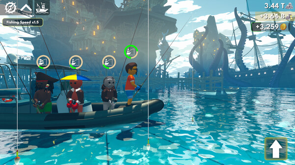 Idle Fishing gameplay screenshot