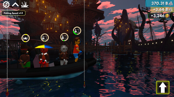 Idle Fishing gameplay screenshot
