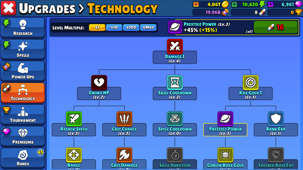 Idle Hero TD - Tower Defense gameplay screenshot