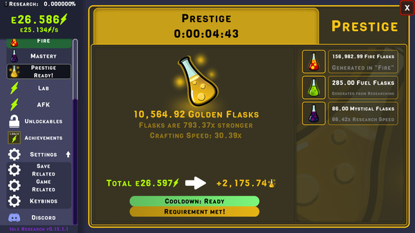Idle Research gameplay screenshot