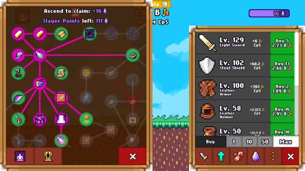 Idle Slayer gameplay screenshot