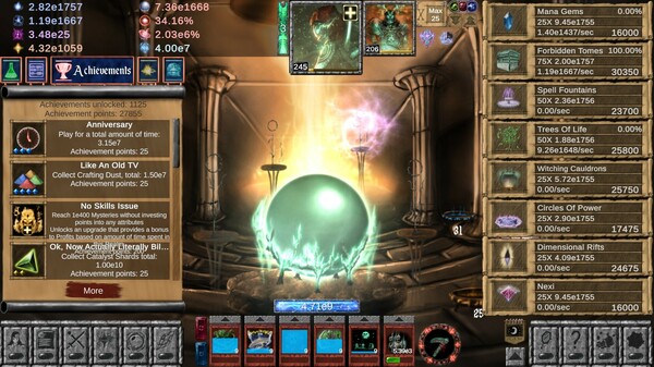 Idle Wizard gameplay screenshot
