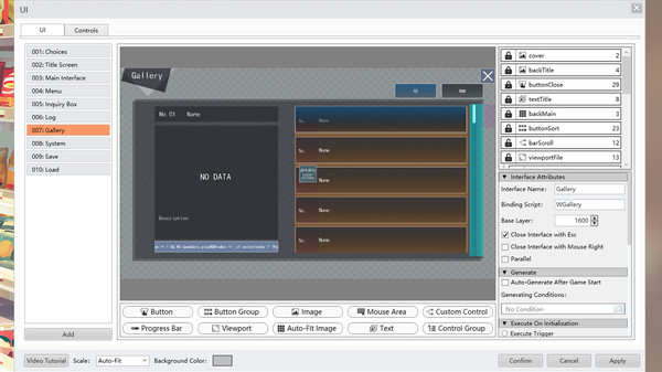 iF Visual Novel Game Maker gameplay screenshot