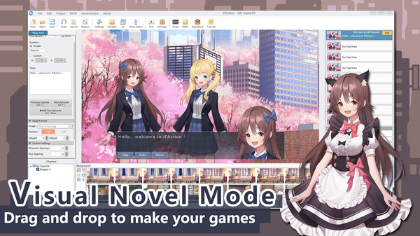 iFAction Game Maker gameplay screenshot
