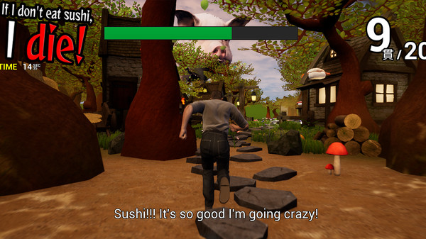 I’m going to die if I don’t eat sushi! gameplay screenshot