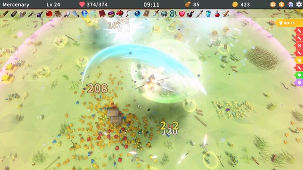 In Woods gameplay screenshot
